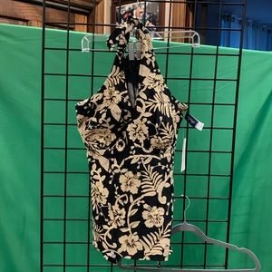 Swimsuits for all black and gold halter swim top 20